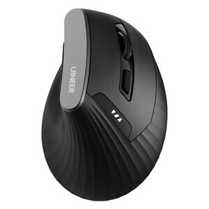 Vertical Wireless Bluetooth Rechargeable Mouse Black Ergonomic New in Box